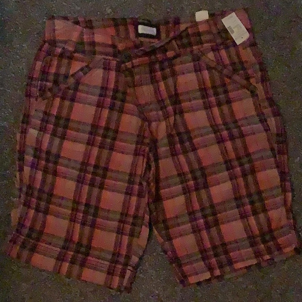 Plaid shorts